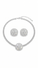 Silver Tulip Jewellery Set