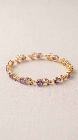 Purple Tulip Bangle