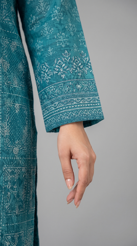 Bin Qasim Chikankari Premium Lawn Suit