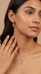 Pink Tulip Jewellery Set