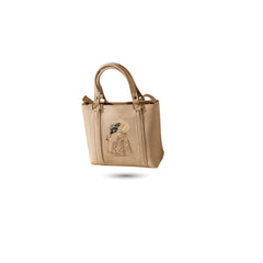 Cream Hijabi Art Mini Tote Bag