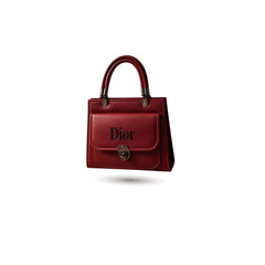 Maroon Mini Top Handle Bag